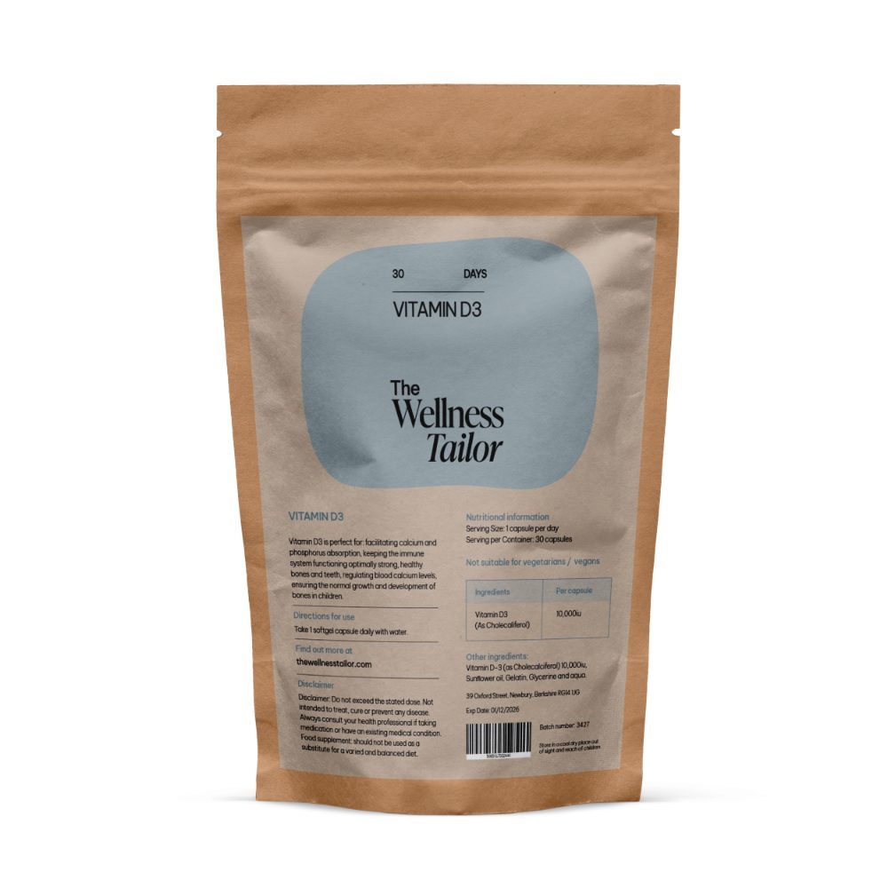Vitamin D3 Vegan Capsules (30 Day)
